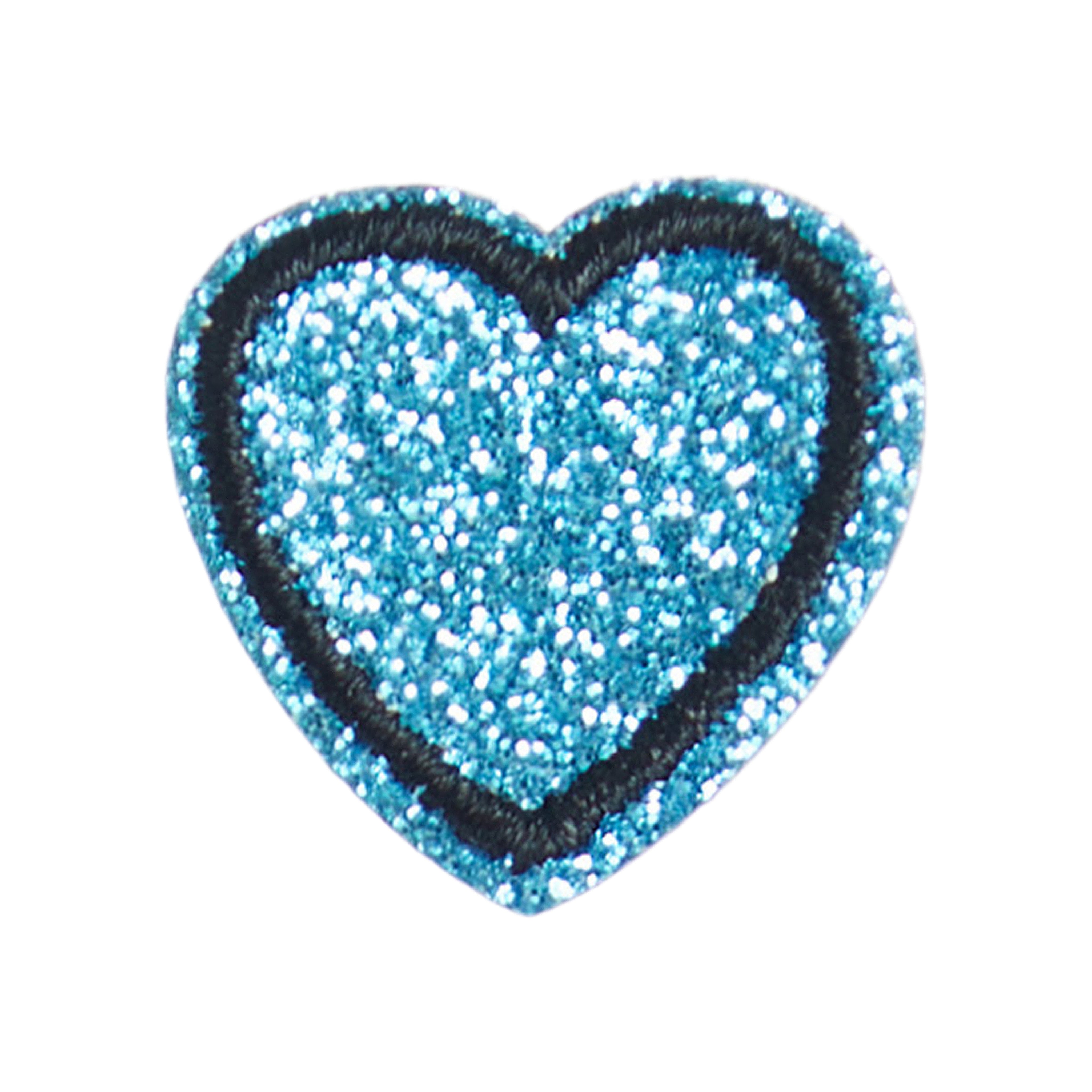 Sugar Glitter Heart Sticker Patch - Denny's