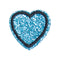 Sugar Glitter Heart Sticker Patch - Denny's