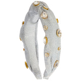 Glitter Knot Jewel Headband - Denny's