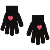 Glove with Heart Patches - Denny's