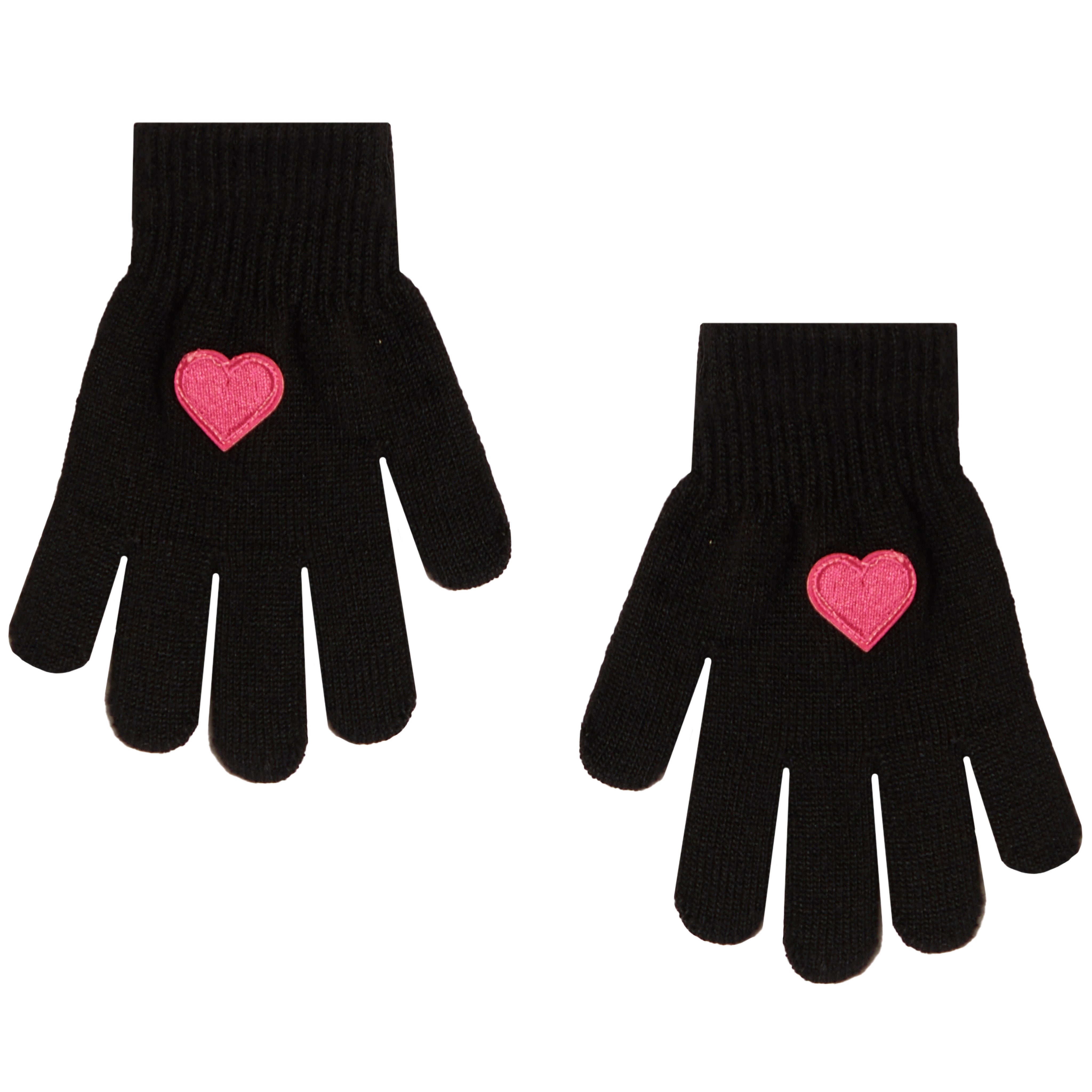 Glove with Heart Patches - Denny's