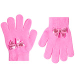 Sequin Bow Patch Glove - Denny's