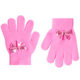 Sequin Bow Patch Glove - Denny's