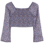Floral Smock Long Sleeve Top - Denny's