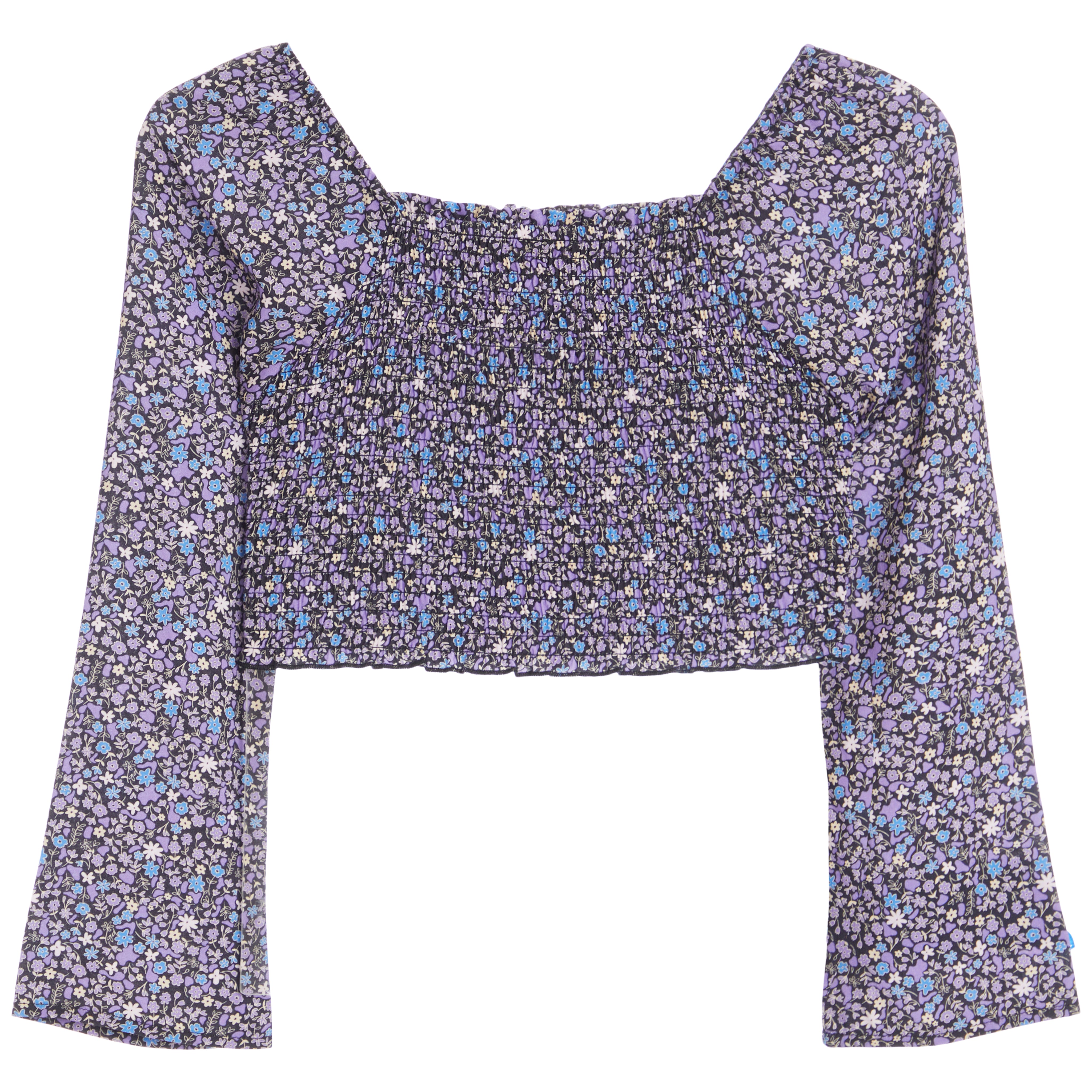 Floral Smock Long Sleeve Top - Denny's