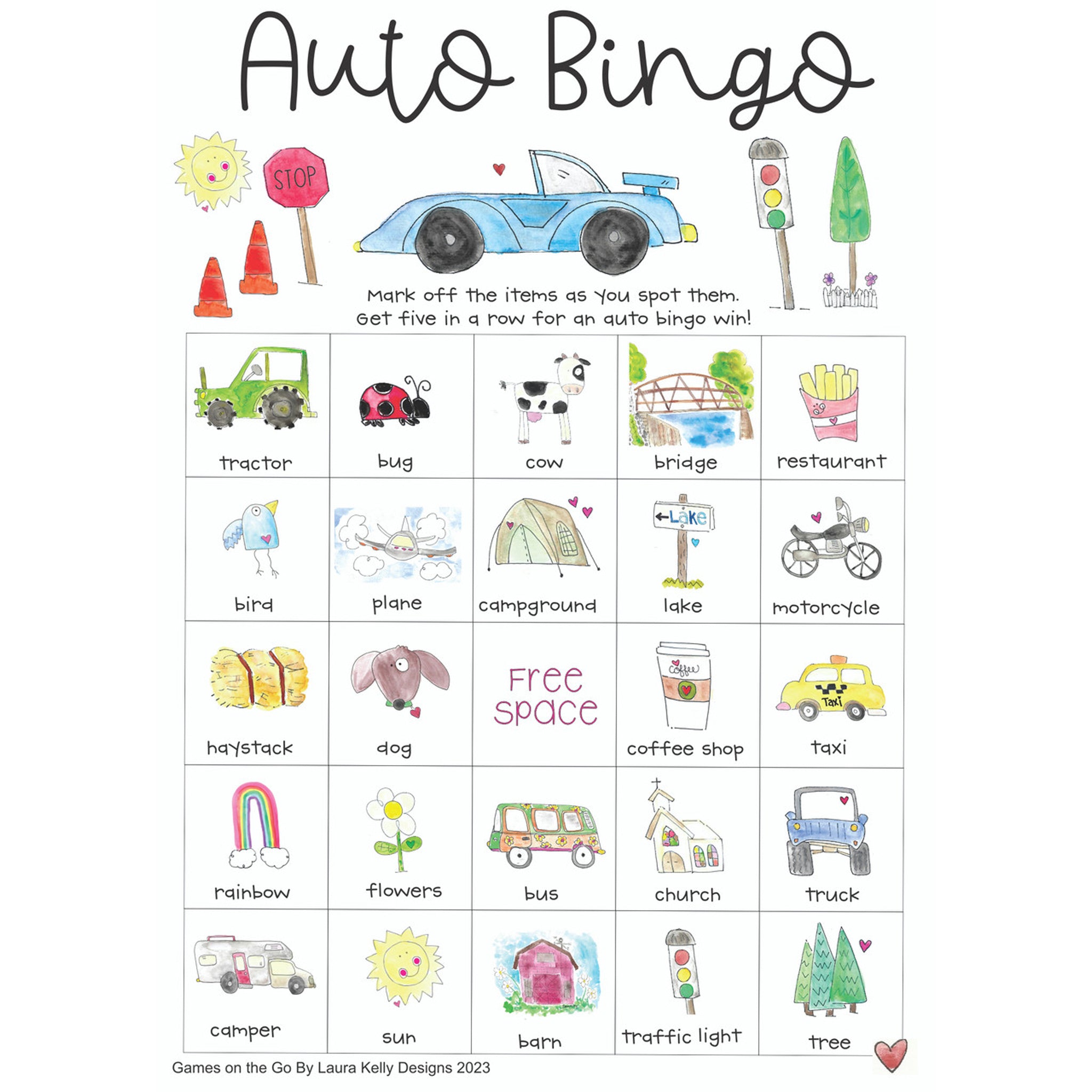 Games On The Go - Auto Bingo - Denny's