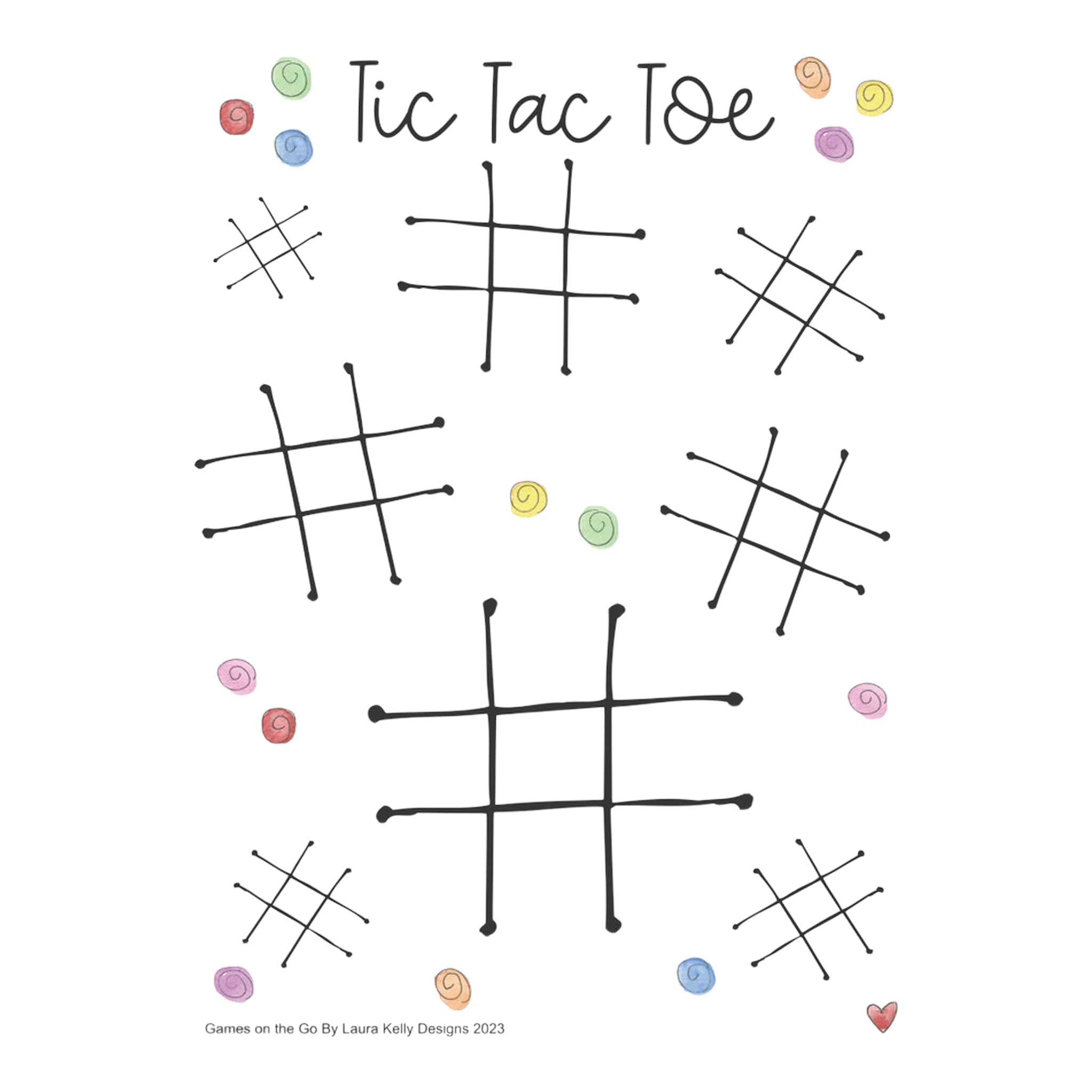 Games On The Go - Tic Tac Toe - Denny's