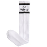 Color War Go White Tube Sock