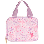 Multi Bow Lunch Bag w/Embroidered Heart - Denny's