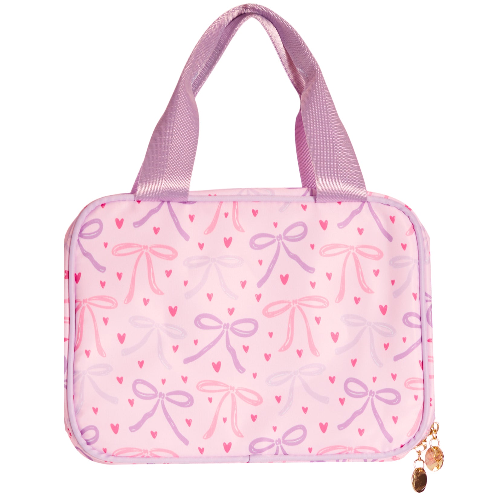 Multi Bow Lunch Bag w/Embroidered Heart - Denny's