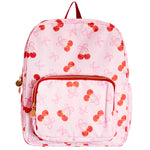 Cherry/Bow Print Backpack - Denny's