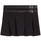Pleated Buckle Skirt