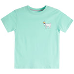 Goat Solid Tee Aqua