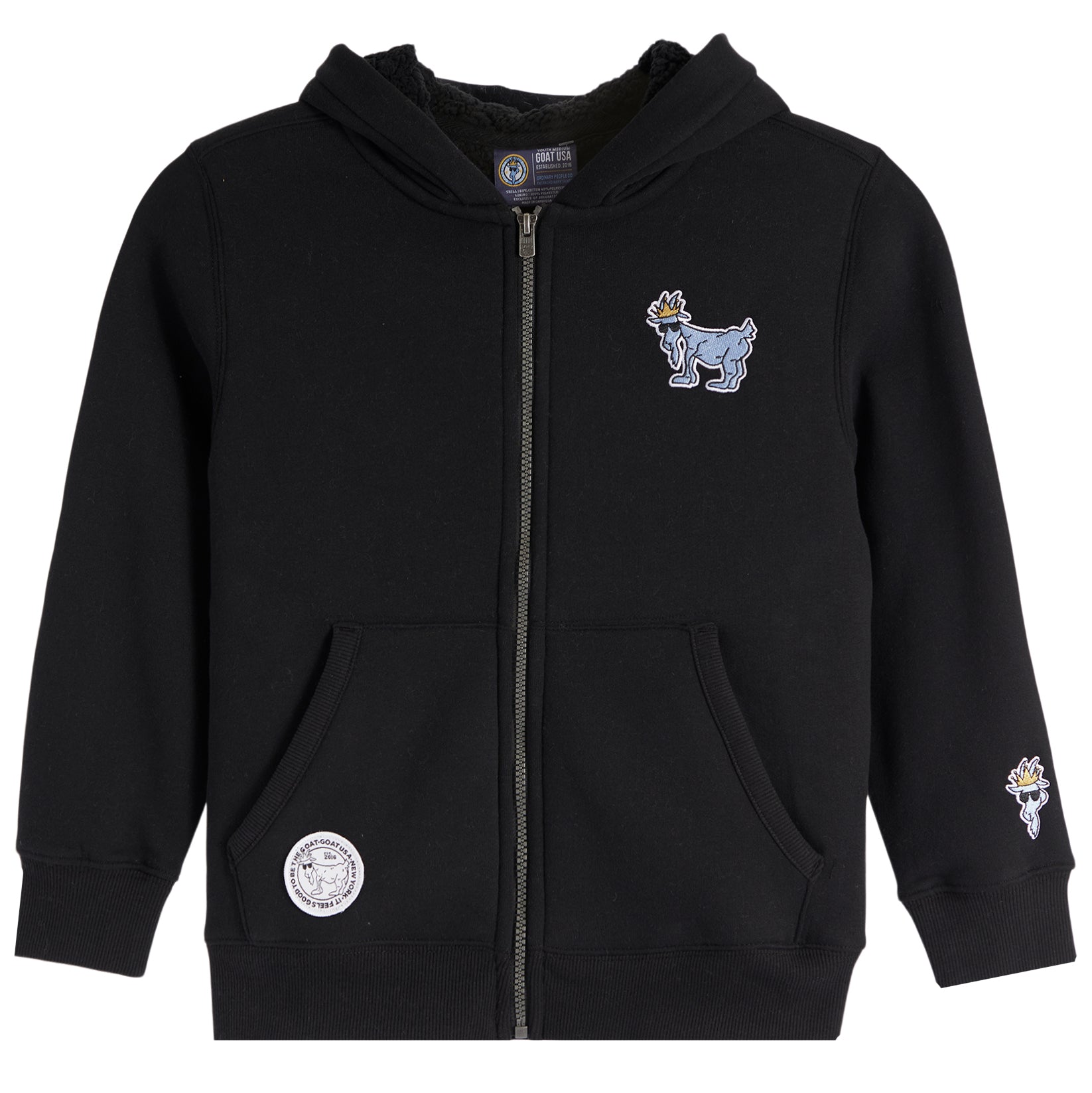 Sherpa Lined Zip Hoodie - Denny's