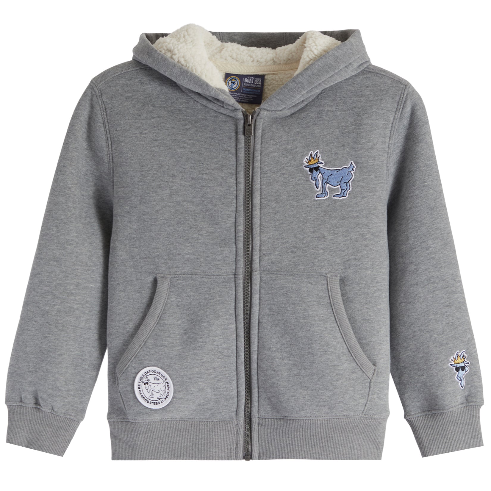 Sherpa Lined Zip Hoodie - Denny's