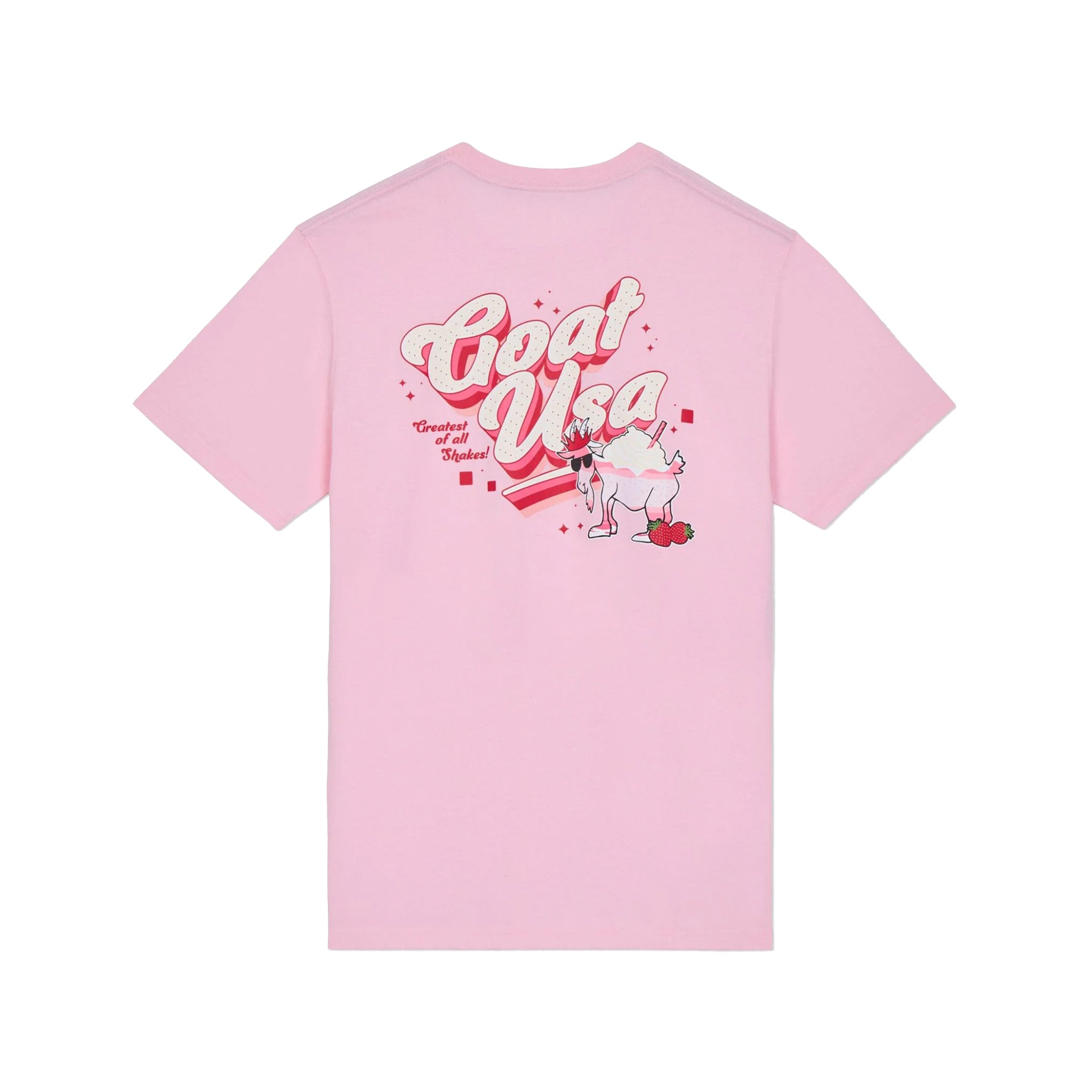 Strawberry Shake Goat Tee - Denny's
