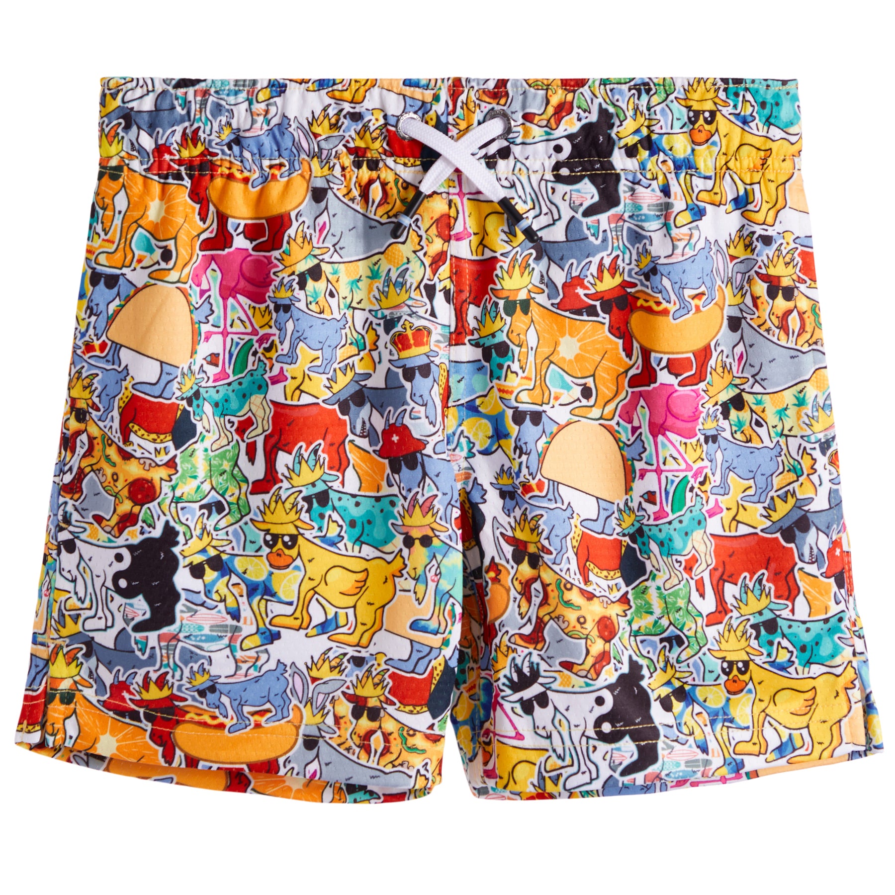 6in Printed Sticker Mesh Short