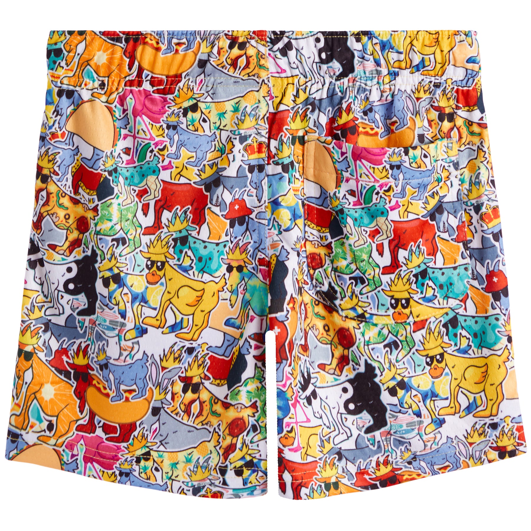 6in Printed Sticker Mesh Short