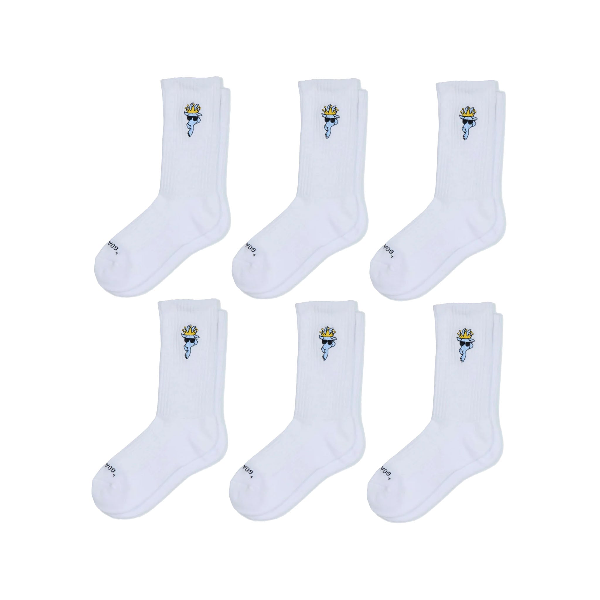 Youth Original Goat Crew Sock 6pk - Denny's