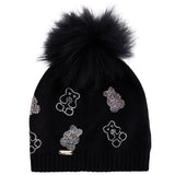 Crystal Gummy Bear Fur Pom Hat - Denny's