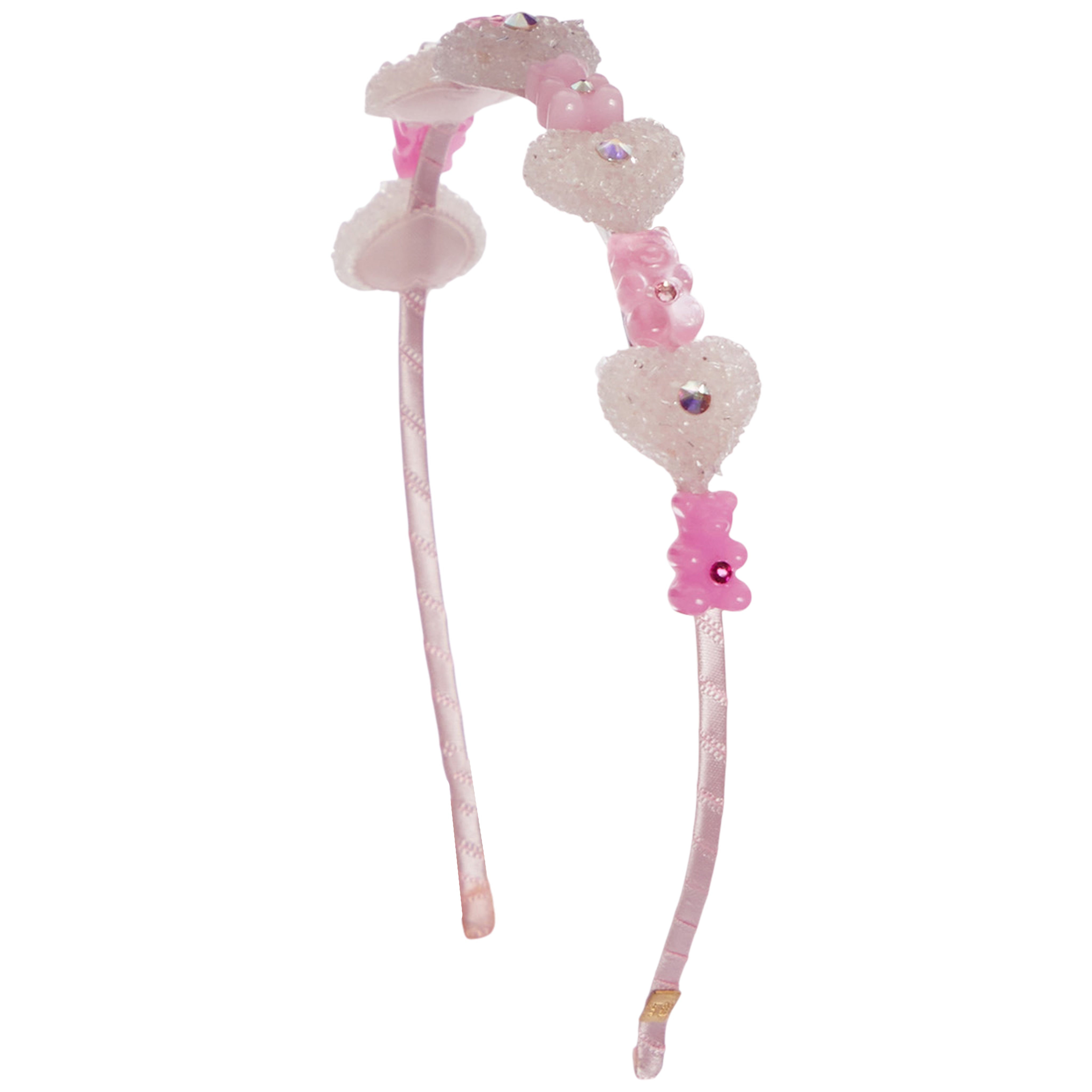 Gummy Crystal Heart Thin Headband - Denny's