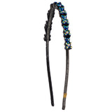 Chrome Gummy Thin Headband - Denny's