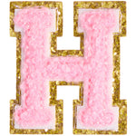 H Varsity Chenille Letter Sticker Patch - Denny's
