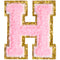 H Varsity Chenille Letter Sticker Patch - Denny's