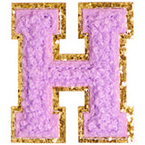 H Varsity Chenille Letter Sticker Patch - Denny's