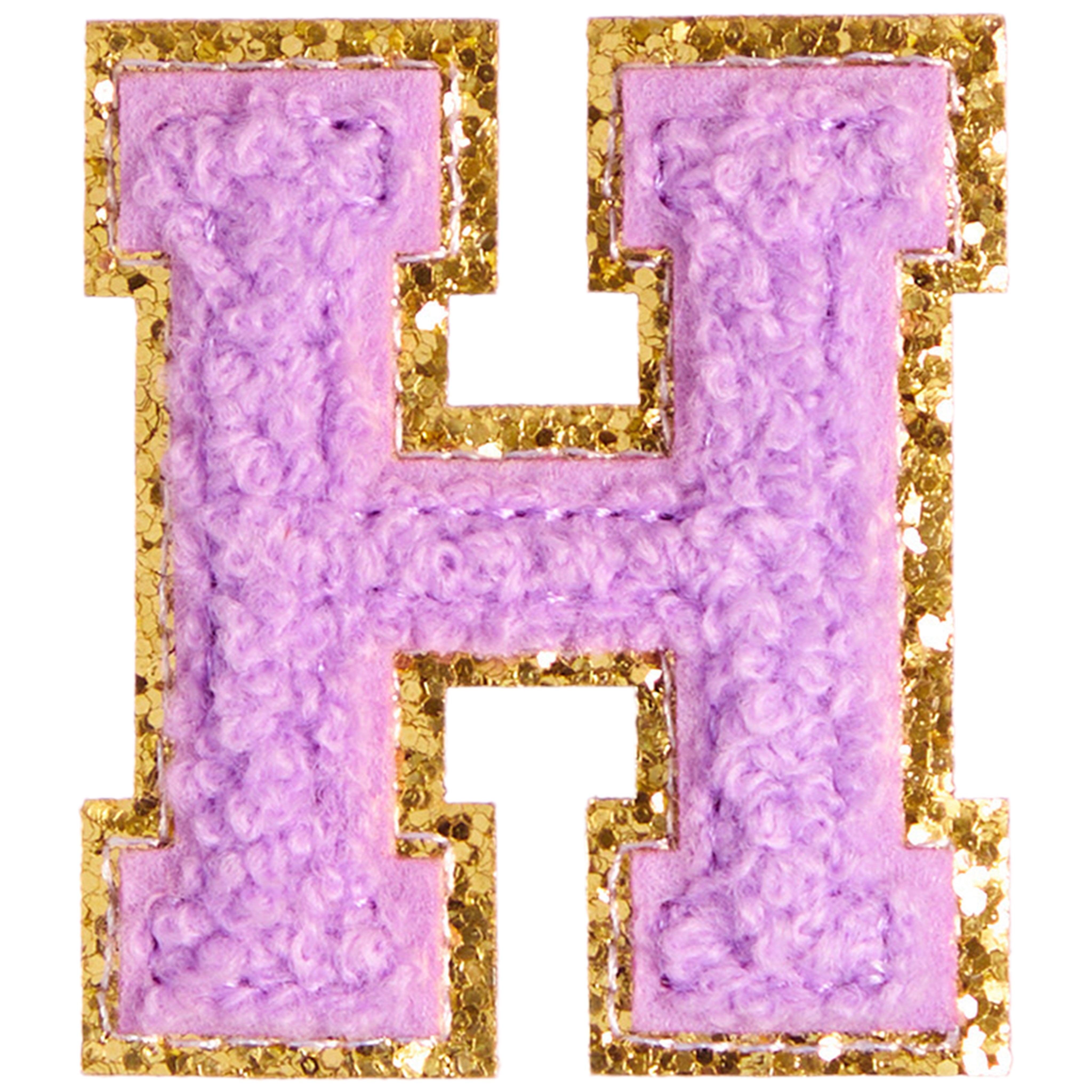 H Varsity Chenille Letter Sticker Patch - Denny's