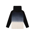 Dip Dye Smiley Hooded Long Sleeve Tee - Denny's