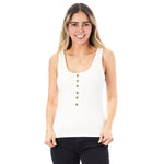 Galilea Henley Ribbed Tank - Denny's