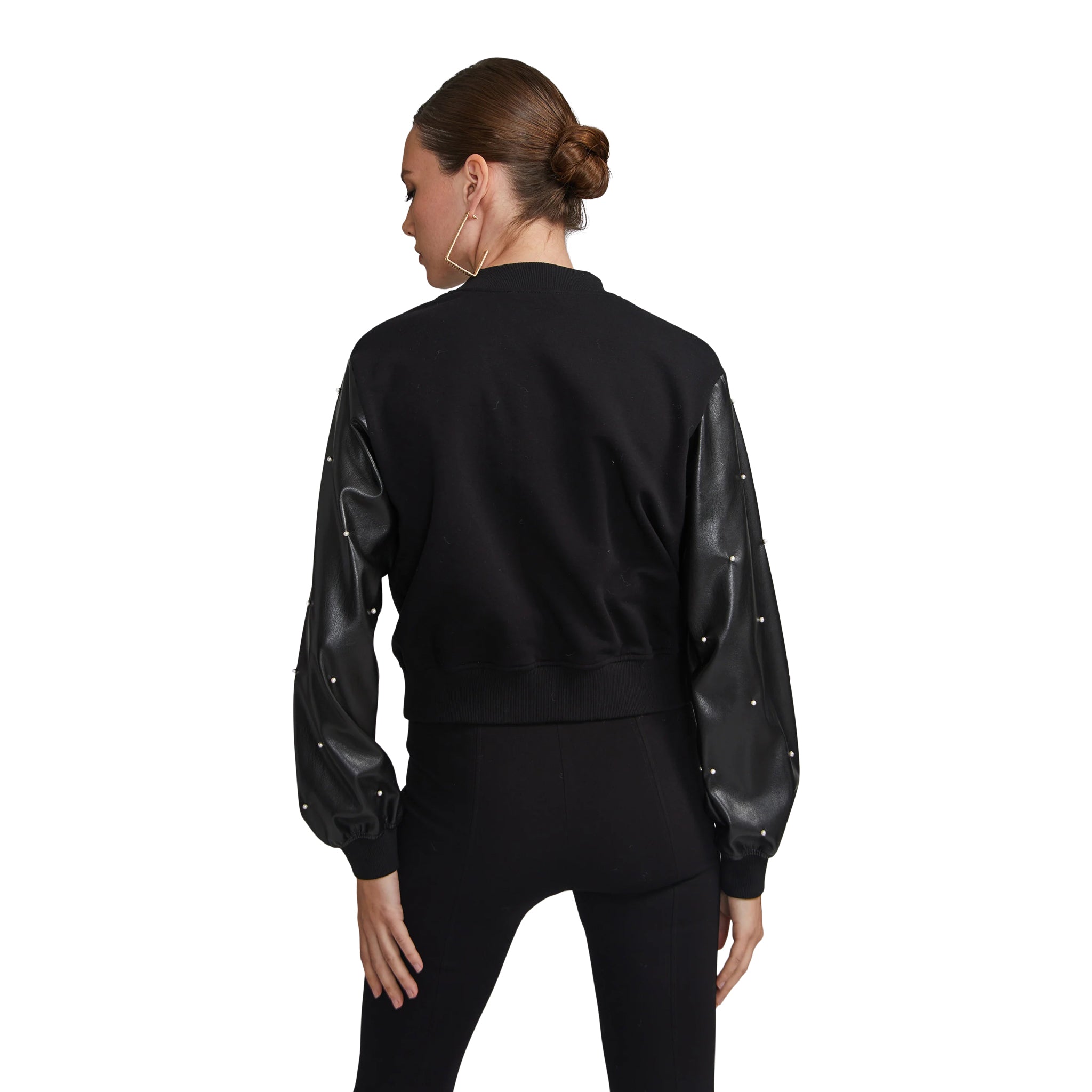 Payton Leather Pearl Sweatshirt - Denny's