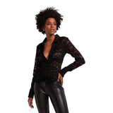 Jolene Stretch Lace Shirt - Denny's