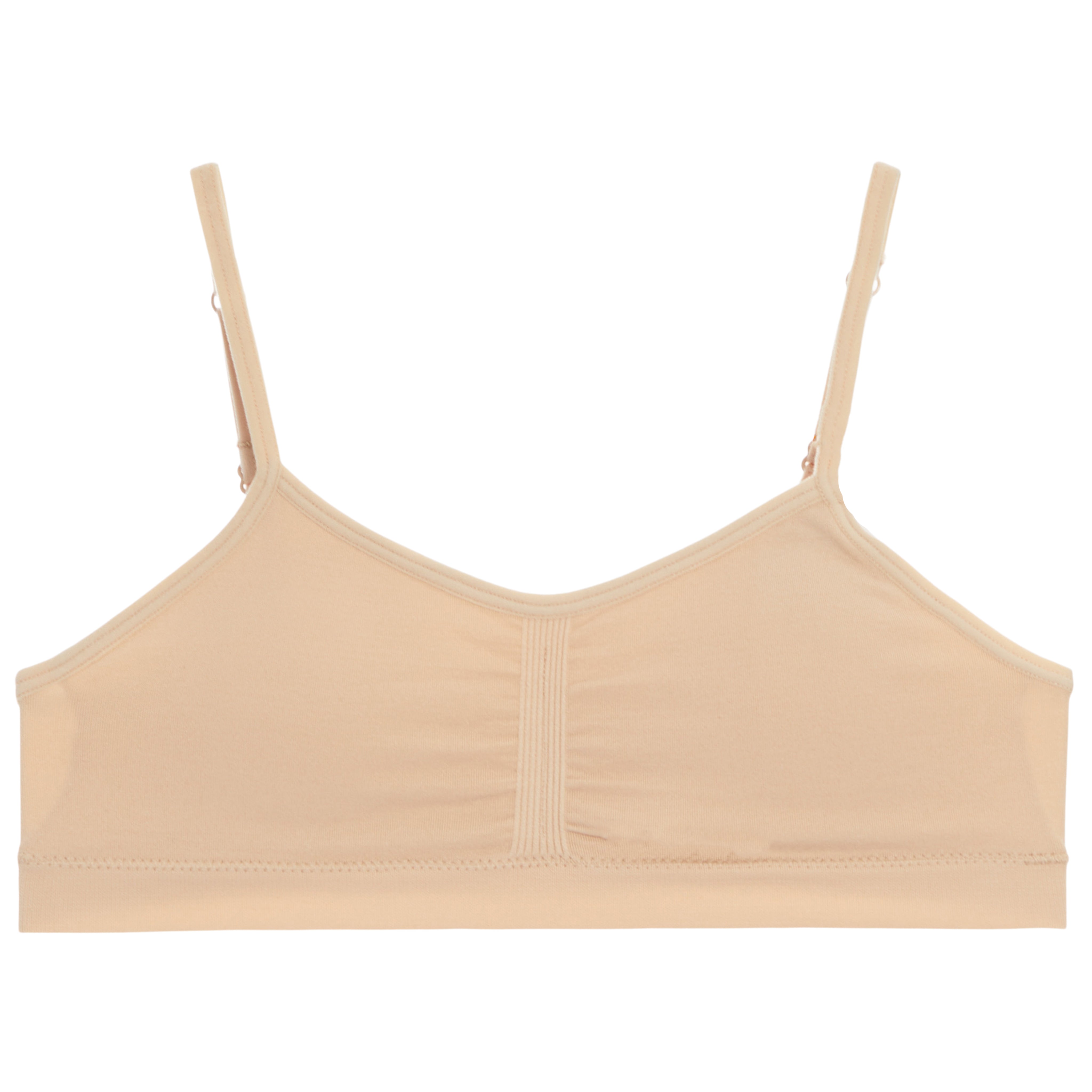 Seamless Ruched Crop Bra - Denny's