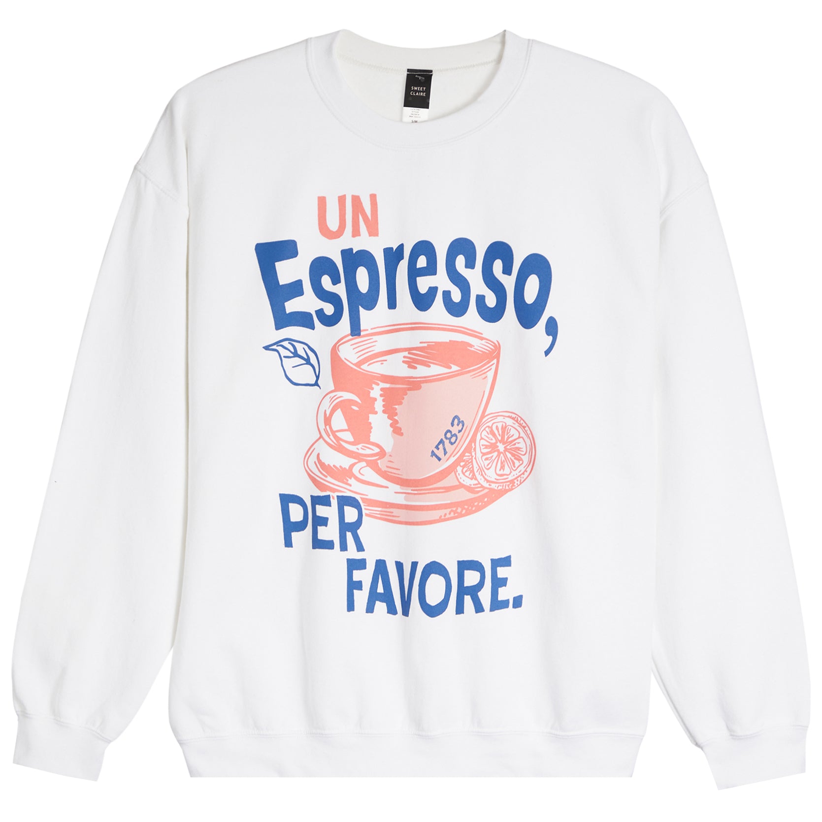 Espresso Per Favore Sweatshirt - Denny's