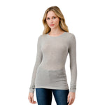 Long Sleeve Ribbed Shirt - Denny's
