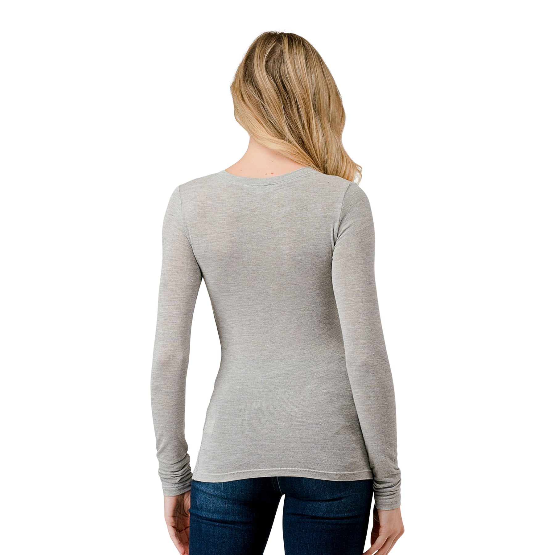Long Sleeve Ribbed Shirt - Denny's