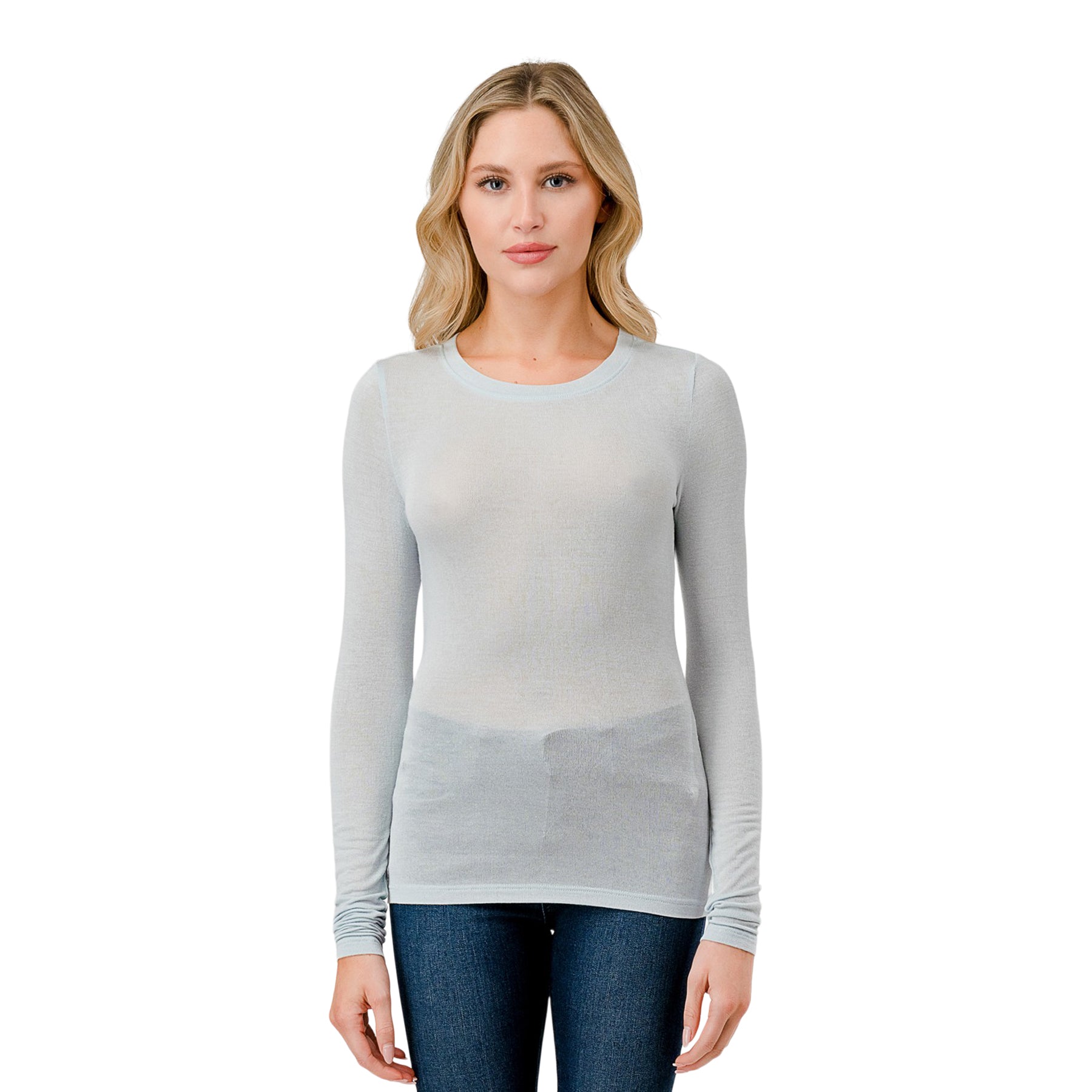 Long Sleeve Ribbed Shirt - Denny's