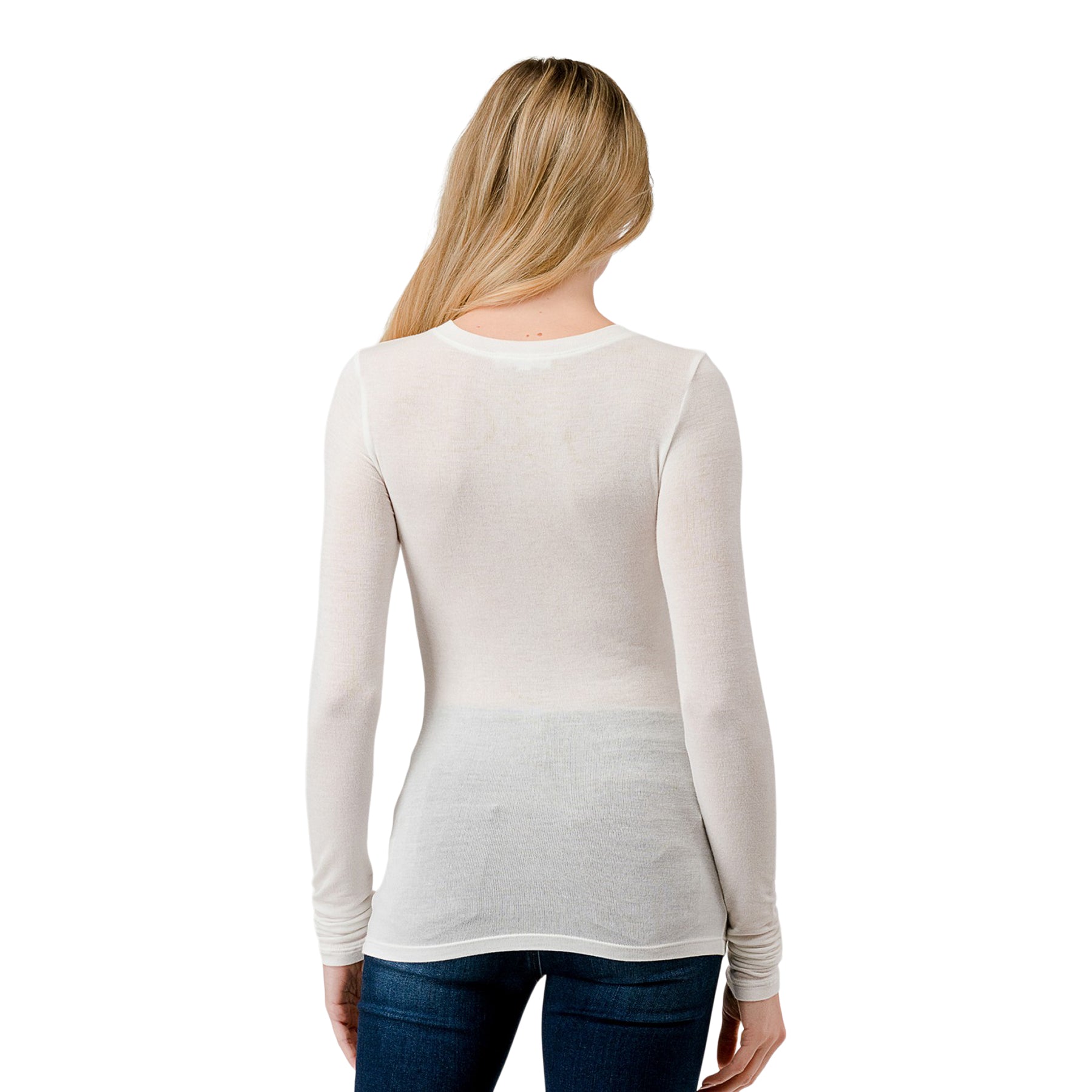 Long Sleeve Ribbed Shirt - Denny's