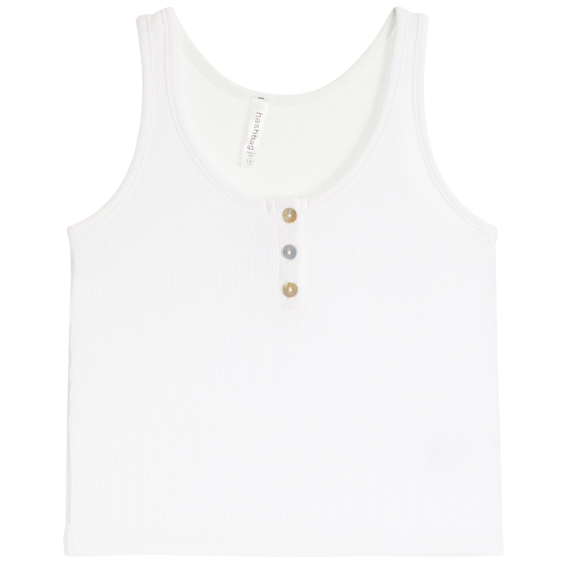 Rib Henley Tank - Denny's