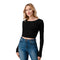 Long Sleeve Baby Ribbed Top - Denny's
