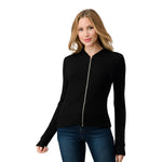 Ribbed ZIp Hoodie - Denny's