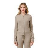 Ribbed ZIp Hoodie - Denny's