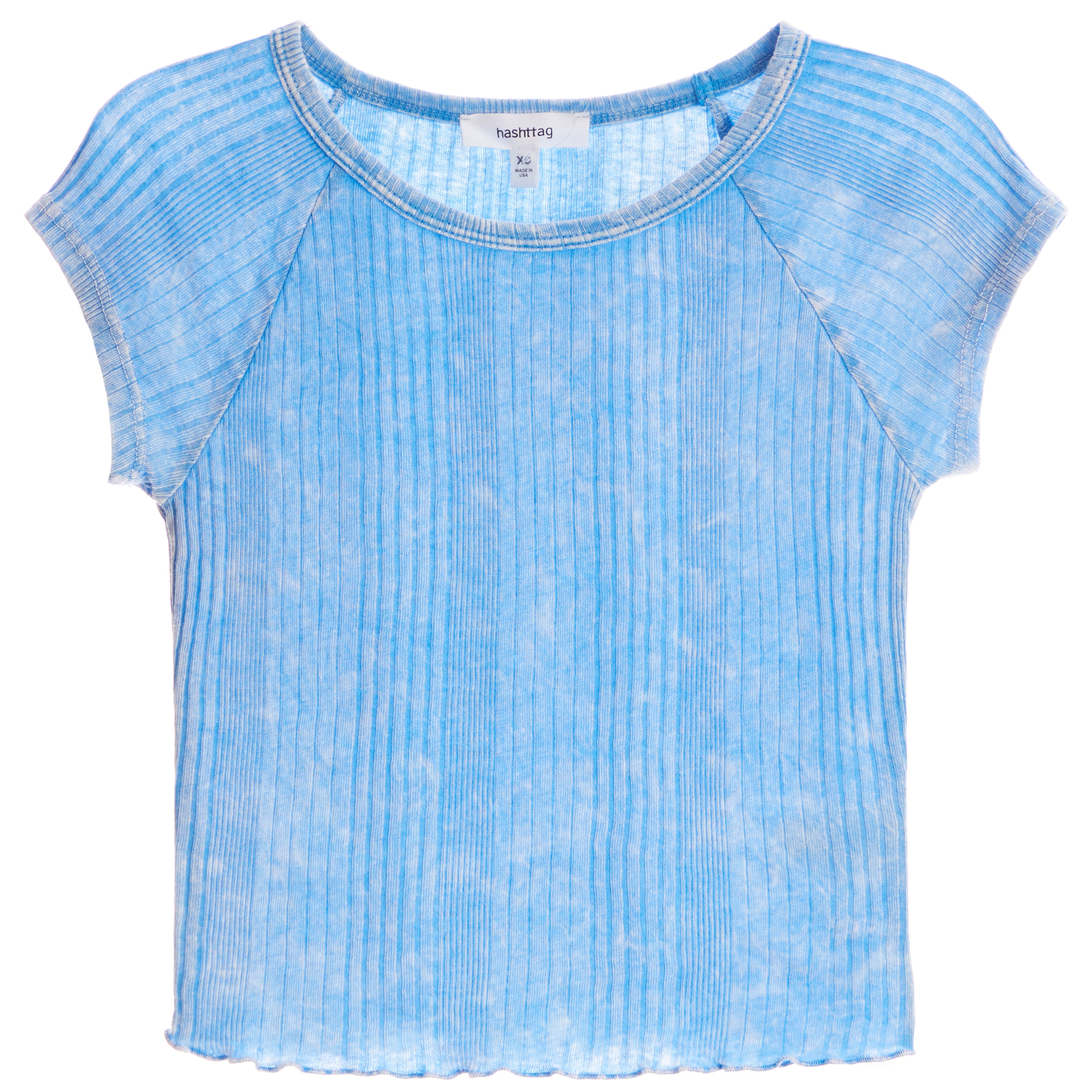 Mineral Wash Ribbed Baby Tee - Denny's