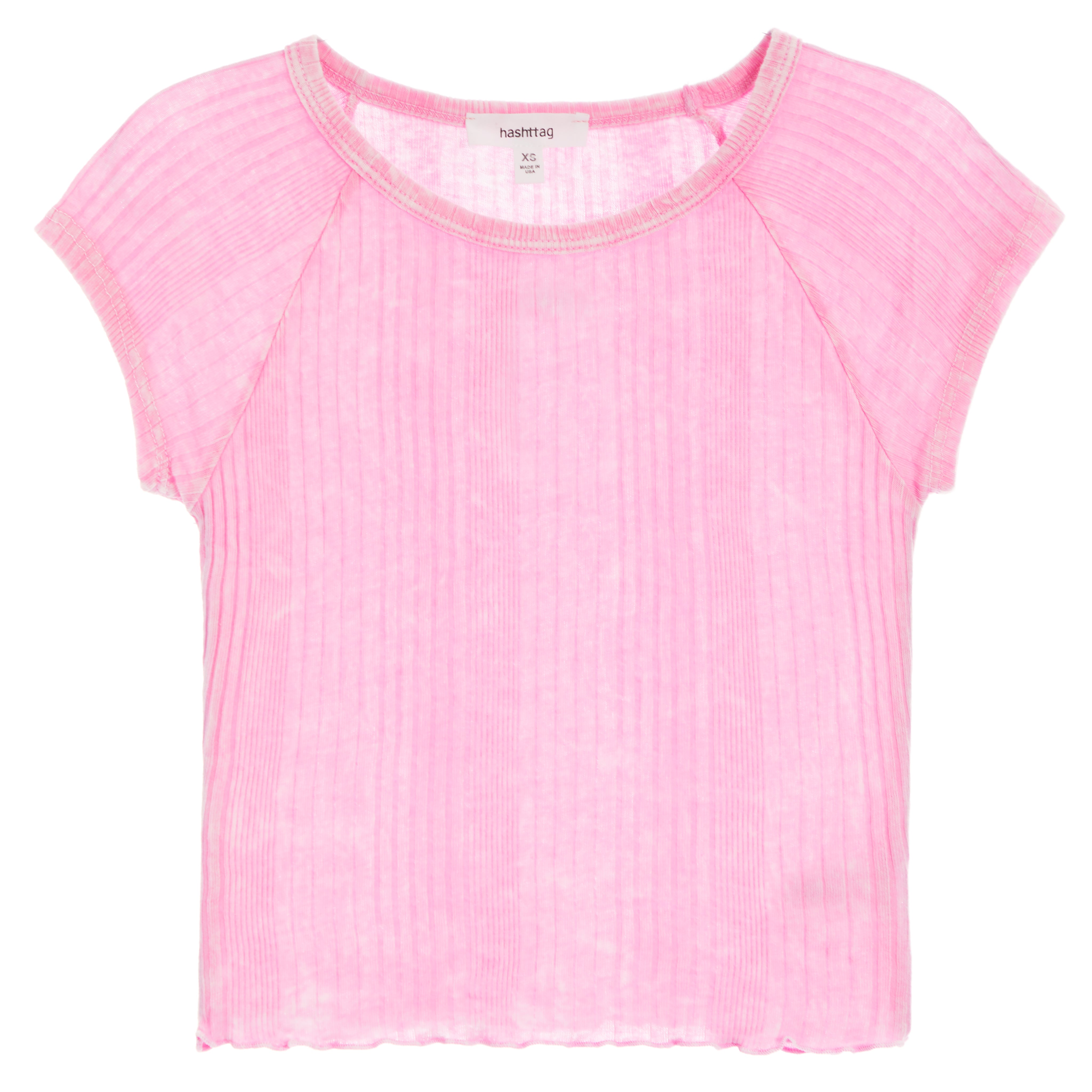 Mineral Wash Ribbed Baby Tee - Denny's