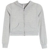 Brushed Rib Zip Hoodie