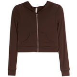 Rib Zip Hoodie