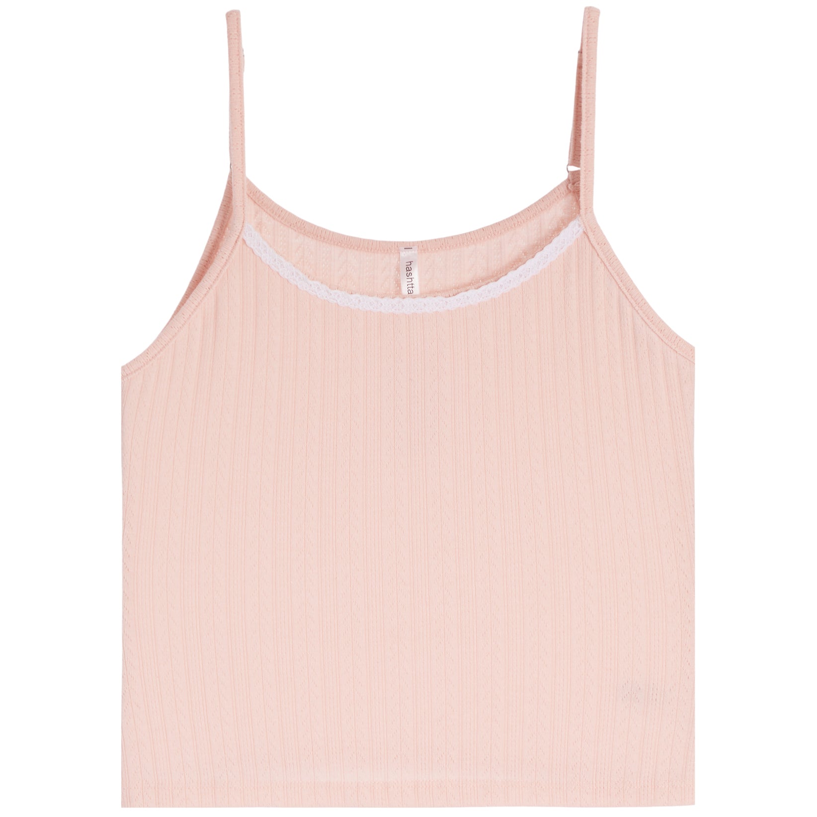 Pointelle Lace Trim Cami - Denny's