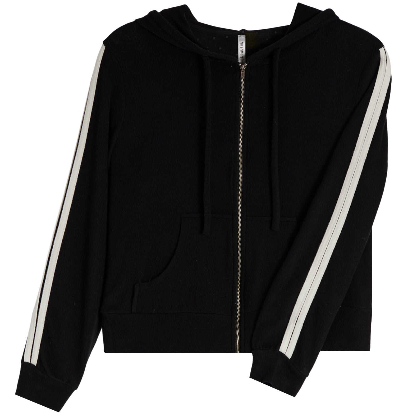 Hacci Retro Stripe Zip Hoodie - Denny's
